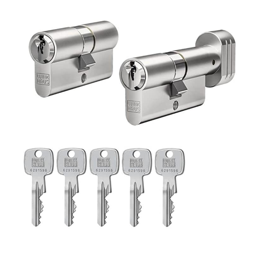 Winkhaus X-pert 2er Set | 1 Profilzylinder & 1 Knaufzylinder Schließsystem Türzylinder Schließzylinder Zylinder Türschloss verschiedene Längen