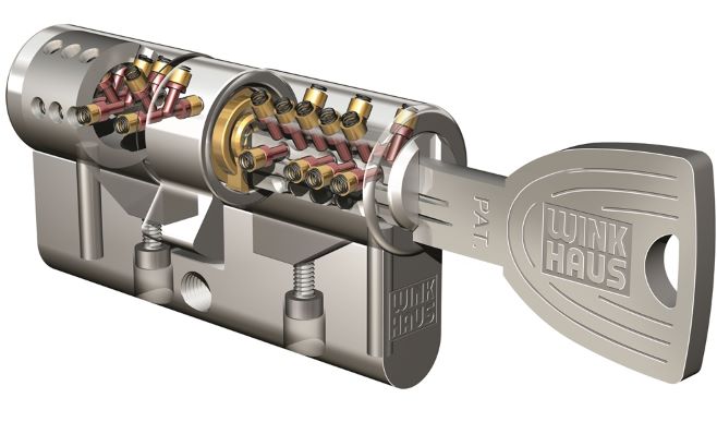 Winkhaus keyTec X-tra Profil-Halbzylinder - verschiedene Längen