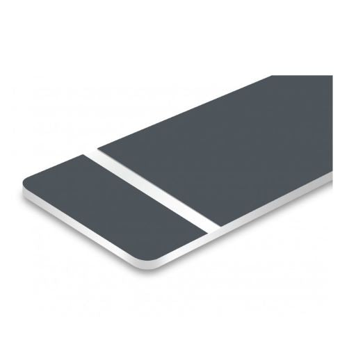 Premium Klingelschild stabile Ausführung mi Facette selbstklebend - Made in Germany - Namensschild mit Gravur - graviertes Schild für Haustür, Briefkasten - Briefkastenschild Wetterfest