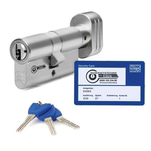 Winkhaus keyTec X-tra Profil-Knaufzylinder - verschiedene Längen