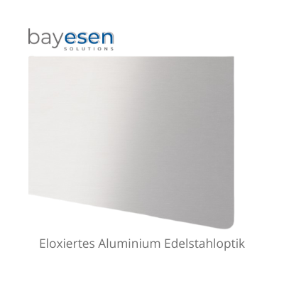 Klingelschild / Türschild / Briefkastenschild Aluminium selbstklebend mit individueller Gravur