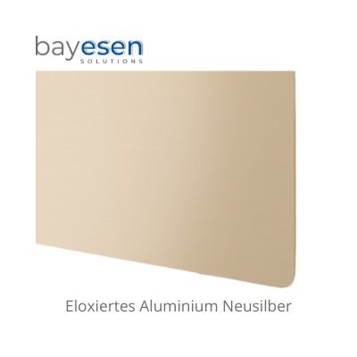 Klingelschild / Türschild / Briefkastenschild Aluminium selbstklebend mit individueller Gravur