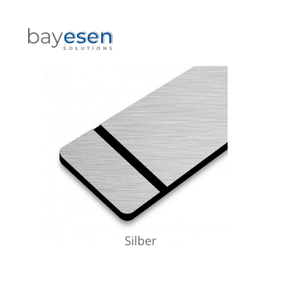 Klingelschild / Türschild / Briefkastenschild Kunststoff selbstklebend mit individueller Gravur