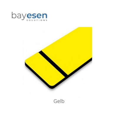Klingelschild / Türschild / Briefkastenschild Kunststoff selbstklebend mit individueller Gravur