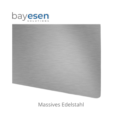Klingelschild / Türschild / Briefkastenschild Massives Edelstahl selbstklebend mit individueller Gravur