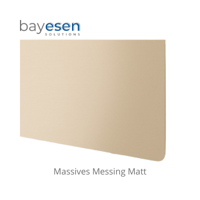 Klingelschild / Türschild / Briefkastenschild Massives Messing selbstklebend mit individueller Gravur