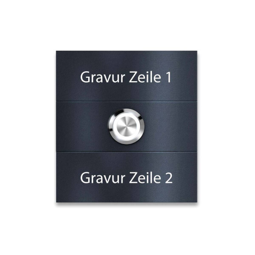 Metzler Türklingel Magneto verschiedene Farben mit Gravur