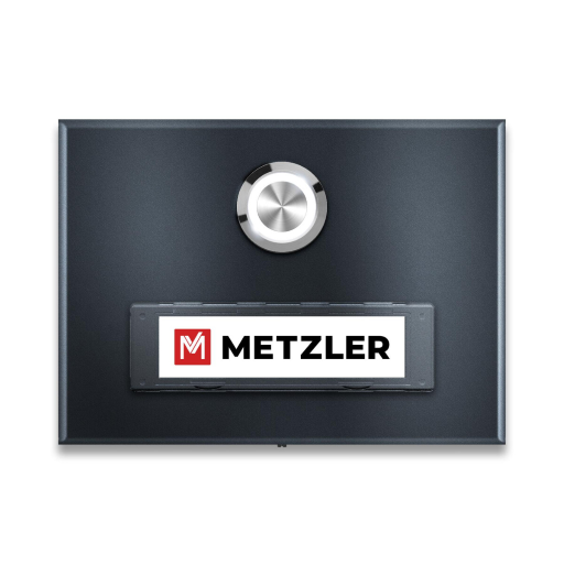 Metzler Türklingel Abakos verschiedene Farben mit austauschbarem Namensschild
