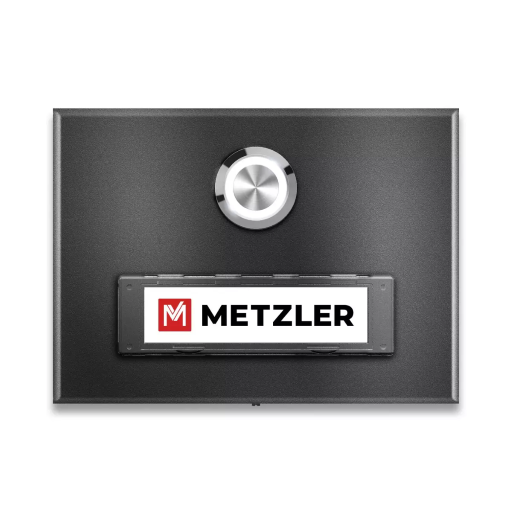 Metzler Türklingel Abakos verschiedene Farben mit austauschbarem Namensschild