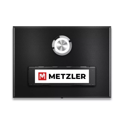 Metzler Türklingel Abakos verschiedene Farben mit austauschbarem Namensschild