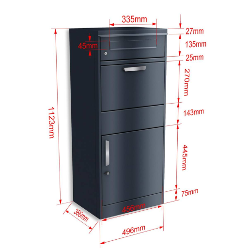 Metzler Paketbox Bispo verschiedene Farben ohne Gravur