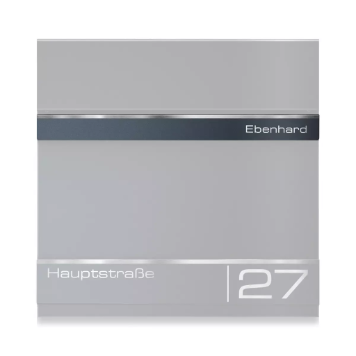 Metzler Gravurplatte Name verschiedene Farben für Briefkasten Hermann