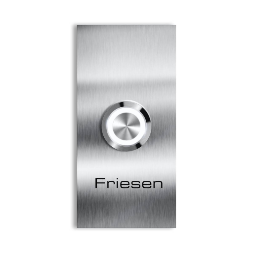 Metzler Türklingel Friesen Edelstahl mit Gravur