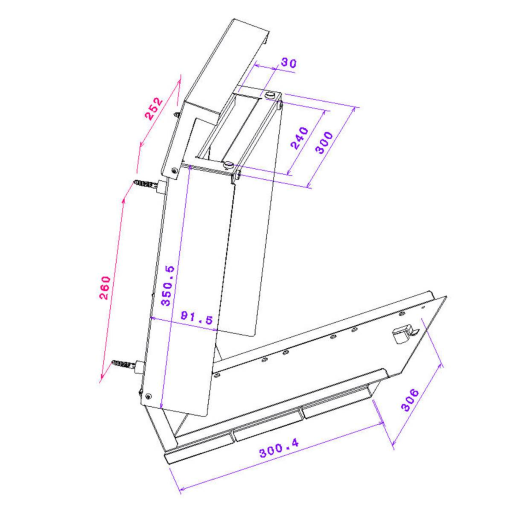Metzler Briefkasten Masiva Echtholz Lärche mit optionalen 3D-Profilbuchstaben