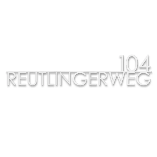 Metzler Haustürschriftzug Edvin verschiedene Farben mit Straße & Hausnummer