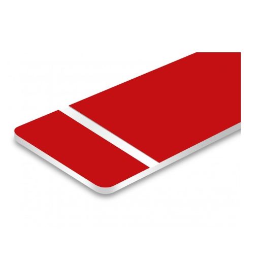 Premium Klingelschild stabile Ausführung mi Facette selbstklebend - Made in Germany - Namensschild mit Gravur - graviertes Schild für Haustür, Briefkasten - Briefkastenschild Wetterfest