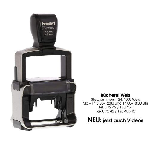 Trodat Professional 5203 mit individuellem Text