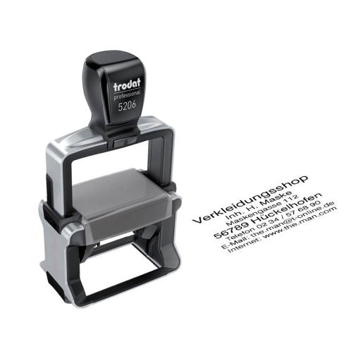 Trodat Professional 5206 mit individuellem Text/Logo