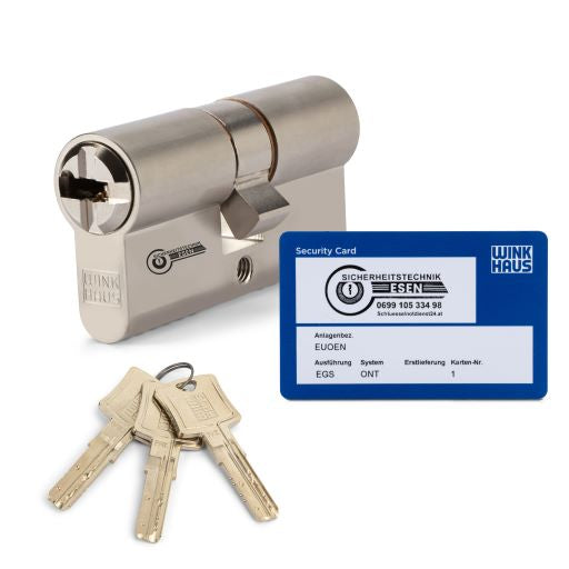 Winkhaus keyTec N-tra Profil-Doppelzylinder - verschiedene Längen