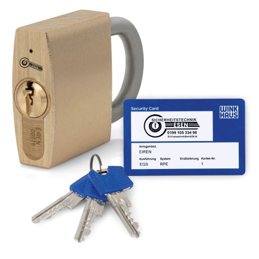 Winkhaus keyTec RPE Profil-Vorhängeschloss