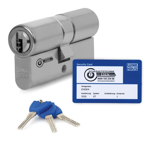 Winkhaus keyTec X-tra Profil-Doppelzylinder - verschiedene Längen