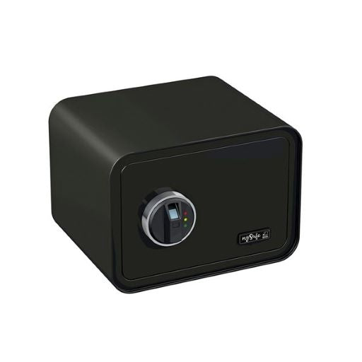 mySafe 350 - Fingerprint Elektronik-Möbel-Tresor, Elektronikschloss mit Finger- print inkl. 2 Notschlüssel