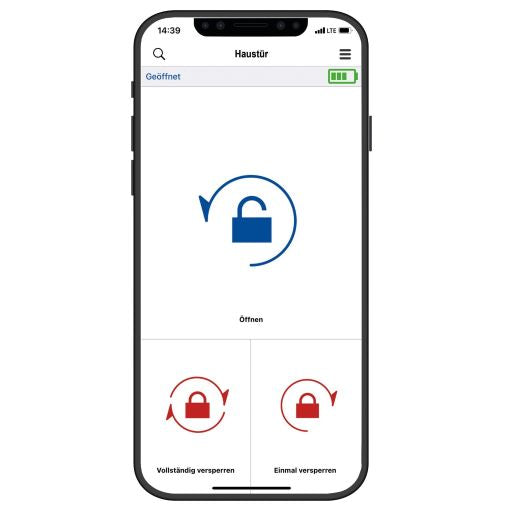 Ütopic Smartlock - Ihr Schlüssel zur modernen Sicherheit - Smartphonesteuerung - Fernzugriff - Fingerprint - Unterstützung für maximale Sicherheit