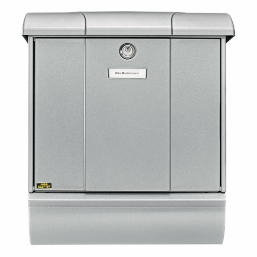 Burg-Wächter Letter Box with Folding Rain Canopy, A4 Throw-In Format, EU Standard EN 13724, Galvanised Steel, Olymp 916 W, White Burg-Wächter Letter Box with Folding Rain Canopy, A4 Throw-In Format, EU Standard EN 13724, Galvanised Steel, Olymp 916 W, White