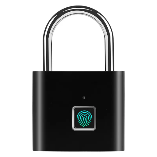 Digitales Reisesicherheitstürschloss Smart Keyless USB Wiederaufladbares Smart Fingerprint Vorhängeschloss